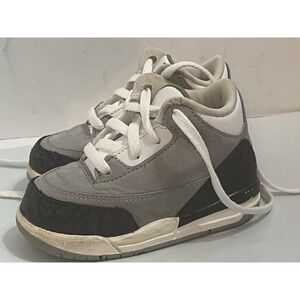Nike Air Jordan 3 Retro Size 5C  TD 'Chlorophyll'  832033- 006‎